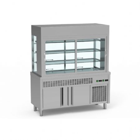 Self-services réfrigérée avec réserve et capacité 3 GN1/1-R290 - Eratos - SVPR-120 Self-services réfrigérée avec réserve et capacité 3 GN1/1-R290 - Eratos - SVPR-120