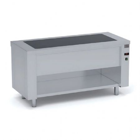Self-services chaud meuble vitrocéramique avec capacité 3 GN1/1 - Eratos - SVTA-120