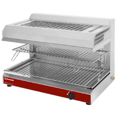 Salamandre gaz, 4 niveaux de réglage, 800x590x590 mm - Diamond Promo - SX/81G
