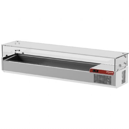 Saladette avec vitre 1800 mm