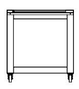 Base pour four Teorema anemos 10 970x710x710 mm