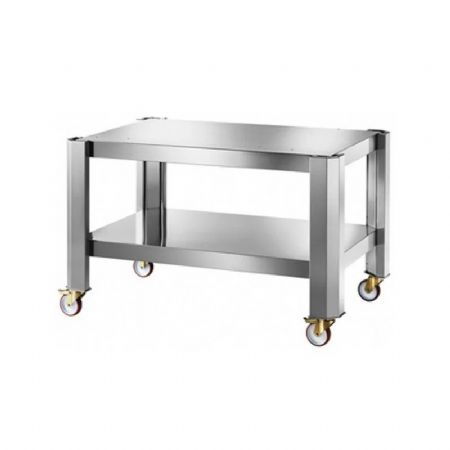 Support acier inox pour four 2 chambres superposes T POLIS 2S
