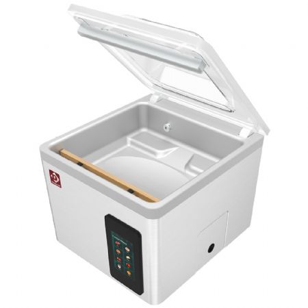 Machine sous vide cuve inox 370x350xh150 mm - 16 m3/h cran TOUCHE