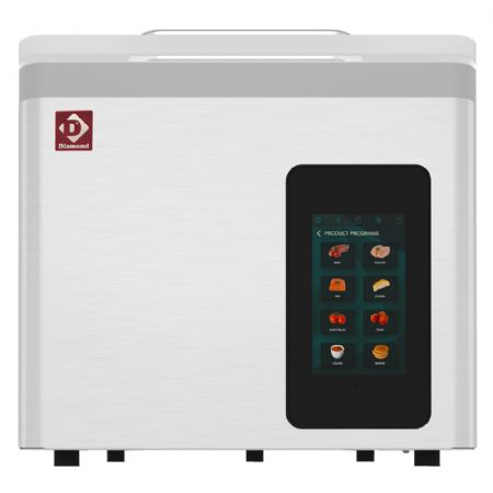 Machine sous vide cuve inox 370x350xh150 mm - 16 m3/h cran TOUCHE