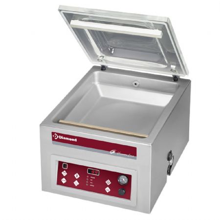 Machine Sous Vide chambre 350x370x150 mm, barre de soudure 350 mm, pompe 16 m³/h - Diamond - TA-85/S