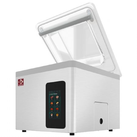 Machine Sous Vide cuve inox 370x420x180 mm 21 m³/h écran tactile longueur de soudure 410 mm - Diamond - TA-90/IVAC