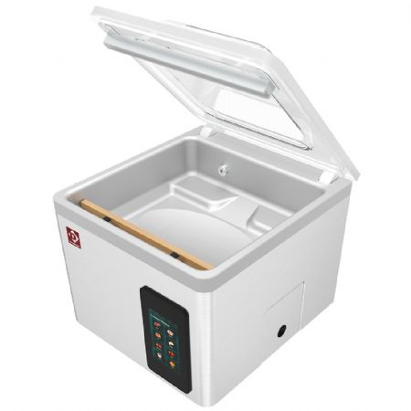 Machine sous-vide cuve inox 370x420xh180 mm - 21 m3/h ecran TOUCHE