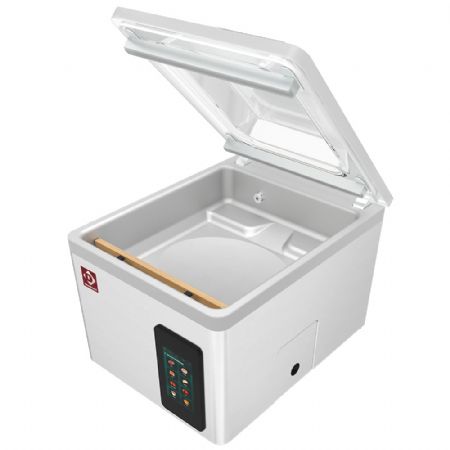 Machine sous-vide cuve inox 460x420xh180 mm - 21 m3/h ecran TOUCHE