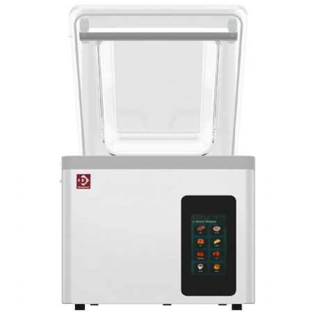 Machine sous-vide cuve inox 460x420xh180 mm - 21 m3/h ecran TOUCHE