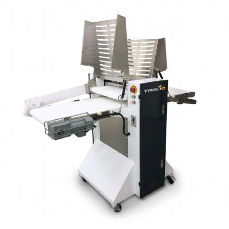 Trancheuse horizontale pour gteaux et hamburgers 405 mm de largeur de tapis