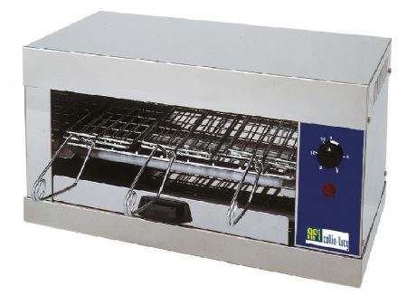 Toaster électrique 1 niveau grille de protection, minuterie 0-15 min et sélecteur de chauffe - Afi-Collin-Lucy - TB3 Toaster électrique 1 niveau grille de protection, minuterie 0-15 min et sélecteur de chauffe - Afi-Collin-Lucy - TB3