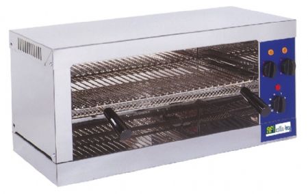 Toaster 1 niveau grille de protection et minuterie 0-15 min, espace de chauffe 500x260 mm, 2,8 kW, Monophasé - Afi-Collin-Lucy - TB6