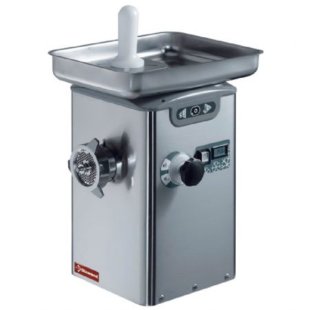 Hachoir à viande réfrigéré N°22 monobloc inox, 350 kg/h, 1.1/1,1 kW - Diamond Promo - TC22/ICE