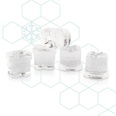 Machine  glaons 18g professionnelle avec rserve 40 kg refroidissement statique - production 85 kg/24h