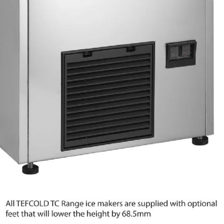Machine  glaons 18g professionnelle avec rserve 40 kg refroidissement statique - production 85 kg/24h