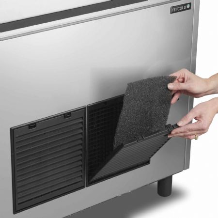 Machine à Glaçons PRO bac de stockage isolé et technologie antibactérienne Ag+ - Tefcold - TC85