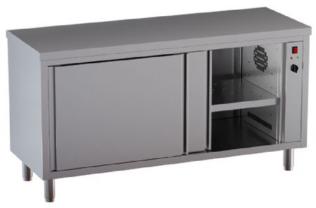Table armoire chauffante 2 portes coulissantes - Diamond - TE126-SA4