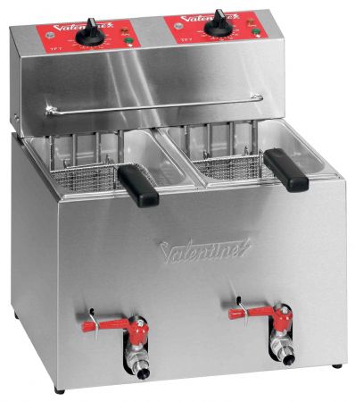 Friteuse petite capacité électrique de table - 2 x 5 litres - Série TF - Valentine - TF55