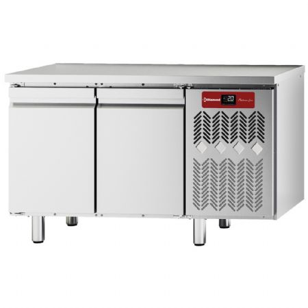 Table frigorifique ventilée professionnelle 2 portes positive - Diamond - TFC2/AG-1
