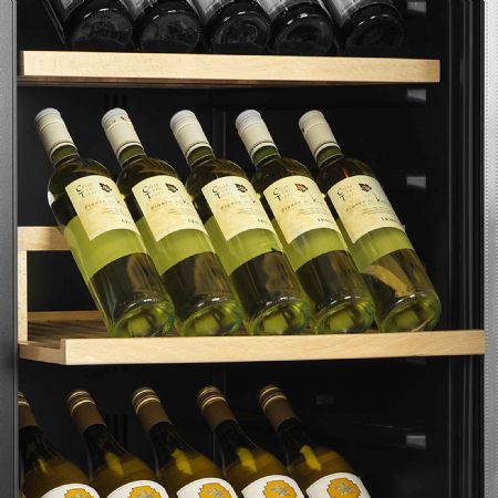 Cave à vins TFW-S inox 1 porte vitrée positive - Tefcold - TFW400-2S