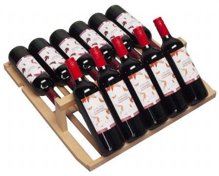 Cave à vins 1 porte vitrée positive noir 350 L +5 à +18 °C - Tefcold - TFW400-S