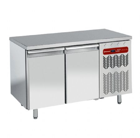 Table frigorifique ventilée professionnelle 2 portes GN 1/1 positive - Diamond - TG2N/H-R2