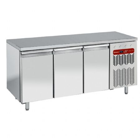 Table frigorifique ventilée 3 portes positive 1805x700x880/900 mm - Diamond - TG3N/H-R2