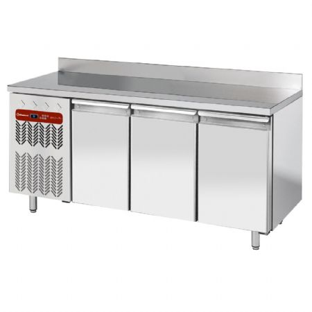 Table frigorifique murale ventilée 3 portes positive 405 L 1805x700x880/900(+85) mm - Diamond - TG3N/HAGX-R2
