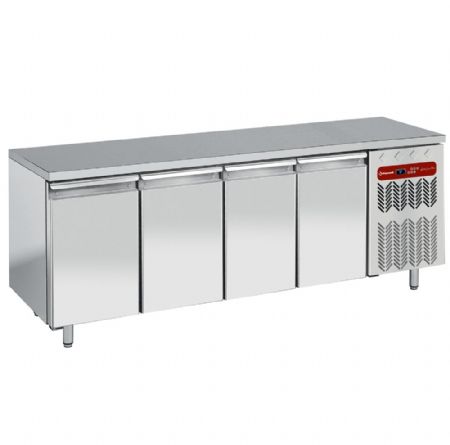 Table frigorifique ventilée 4 portes GN 1/1 positive - Diamond - TG4N/H-R2