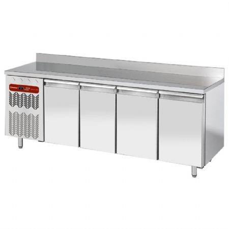 Table frigorifique murale ventilée 4 portes positive 550 L - Diamond - TG4N/HAGX-R2