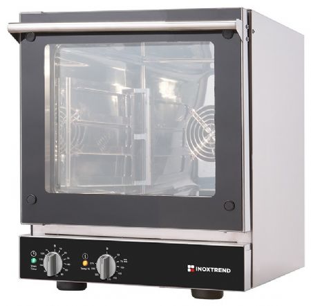 Four convection professionnel Monophasé 4 niveaux commandes mécaniques - Furnotel - TGCA304E