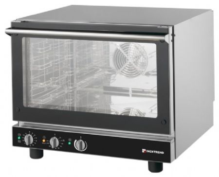 Four mixte professionnel Triphasé 4 niveaux commandes mécaniques - Furnotel - TGDA004ET