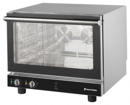 Four mixte professionnel Triphasé 4 niveaux commandes mécaniques - Furnotel - TGHA004ET