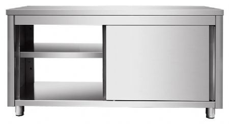 Placard central portes coulissantes et traversantes, 1600 x 600x 850 mm - Skyrainbow - THADR166