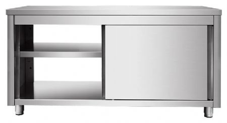 Placard central portes coulissantes et traversantes, 2000 x 700x 850 mm - Skyrainbow - THADR207
