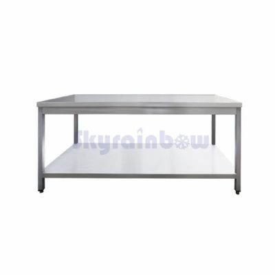 Table de travail inox avec tagre infrieure - 800x700x850mm
