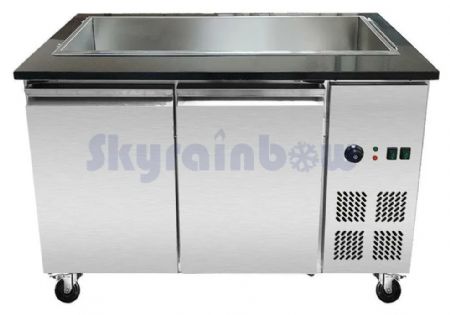 Bain-marie professionnel à eau 3 x GN 1/1 positive - Skyrainbow - THBM128S