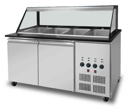 Bain-marie professionnel à eau 4 x GN 1/1 30°C à 85°C - Skyrainbow - THBM158S Bain-marie professionnel à eau 4 x GN 1/1 30°C à 85°C - Skyrainbow - THBM158S