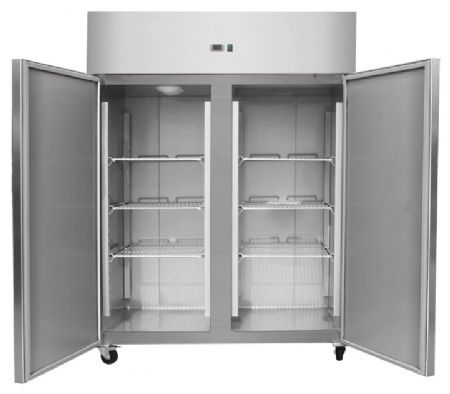 Armoire réfrigérateur positive professionnelle - réfrigéré - 2 portes - 1480 x 830 x 2010 mm - Skyrainbow - THL1410TN