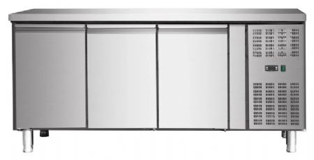 Table desserte réfrigérée - Meuble 3 portes Positive, 1795x700x 860 mm - Skyrainbow - THP3100TN