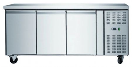 Table desserte réfrigérée - Meuble 3 portes Positive, 1795x700x 860 mm - Skyrainbow - THP3100TN Table desserte réfrigérée - Meuble 3 portes Positive, 1795x700x 860 mm - Skyrainbow - THP3100TN