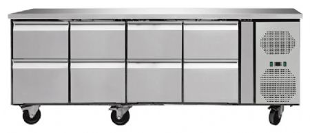 Timbre réfrigéré positif 8 tiroirs à évaporation ventilée - Skyrainbow - THP4100TN8D