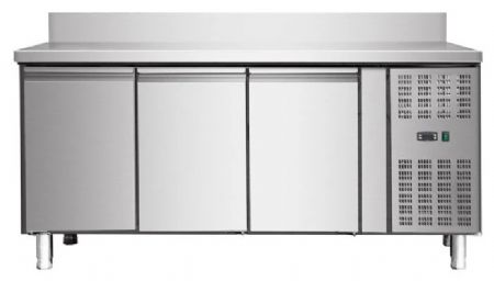 Tour réfrigéré pâtissier adossé 3 portes Positif, 2020x800 x860 +100 mm - Skyrainbow - THPA3200TN