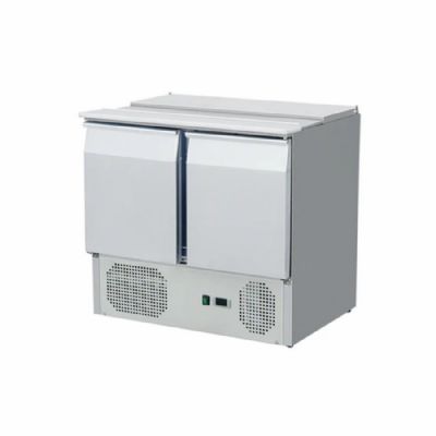Saladette rfrigre 2 portes positive avec capot - 240 l