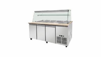 Saladette rfrigre 3 portes temprature 0/ +8C 5xGN1/1 - 612L