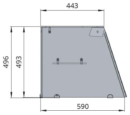 Saladette réfrigérée - Boisée - 3 portes, GN 1/1 x 5 - Skyrainbow - THSAI188RG