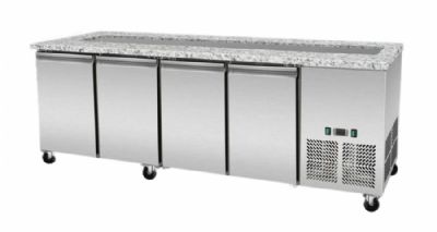 Saladette r�frig�r�e 4 portes temp�rature 0/ +8�C 6xGN1/1 - 800L