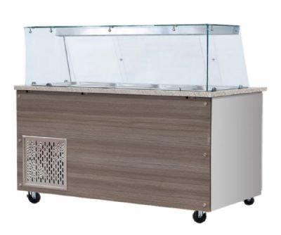 Saladette rfrigre 4 portes temprature 0/ +8C 6xGN1/1 - 800L