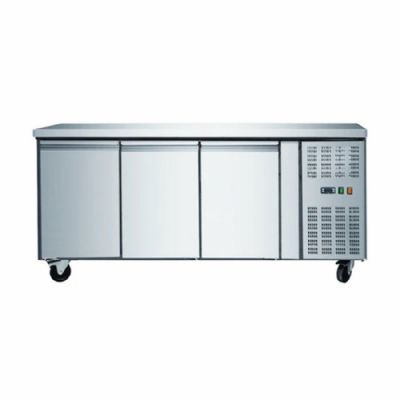 Table de travail rfrigre ngative 3 portes -18 / -22c - 417L