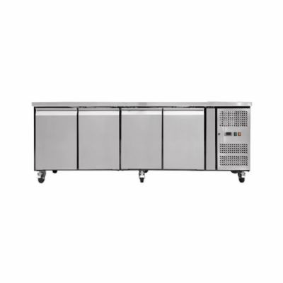 Table de travail rfrigre professionnelle 4 portes -18 / -22c - 553L